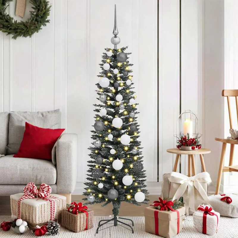 Kunstkerstboom 120 cm groen met LED