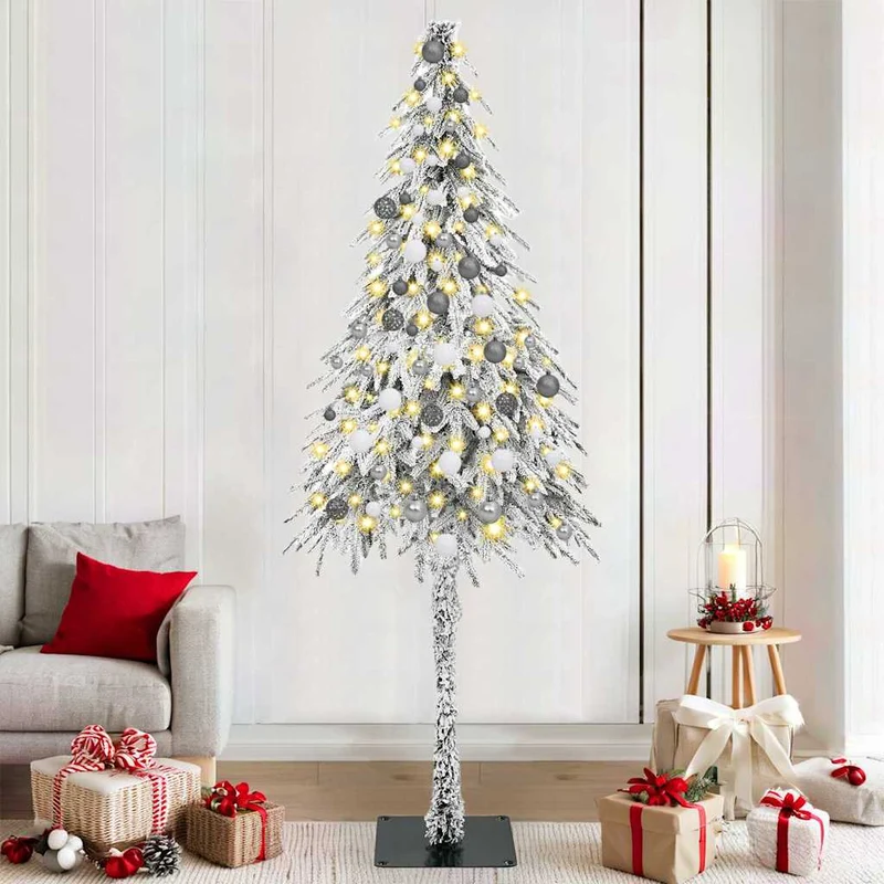 Kerstboom 210 cm wit met 300 LED