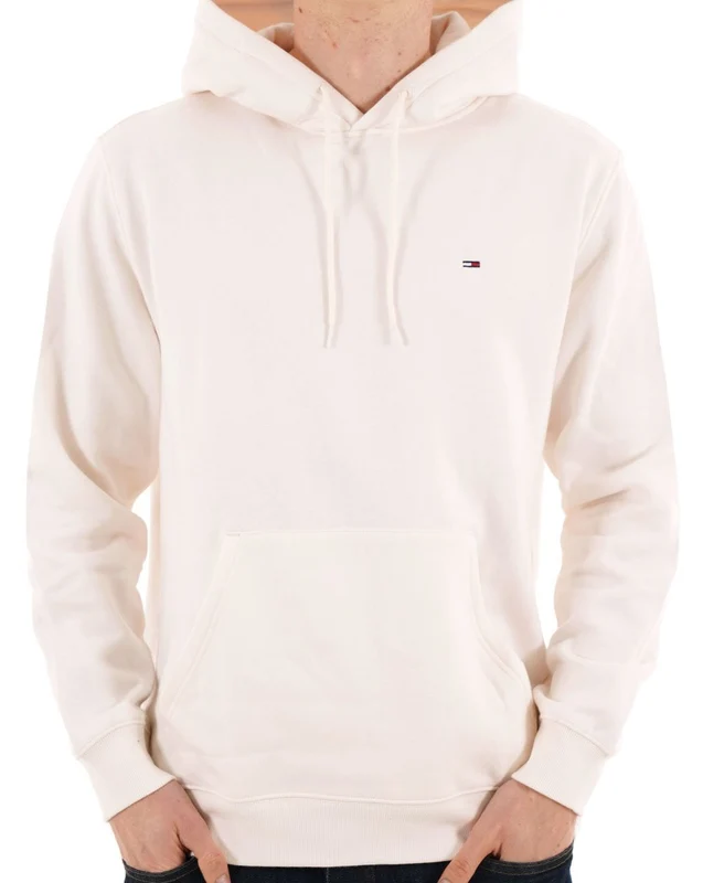 Tommy Jeans Flag Patch Hoodie Ancient White 3XL