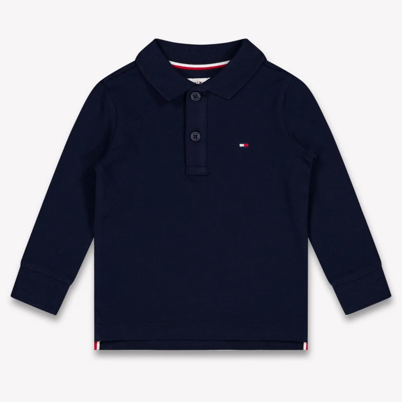 Tommy Hilfiger Baby Jongens Polo In Navy 74 - 9 Maanden