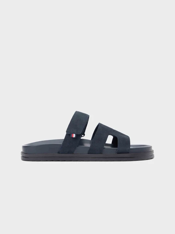 Tommy Hilfiger - Men's Premium Suede Cutout Sandals Desert Sky / 42