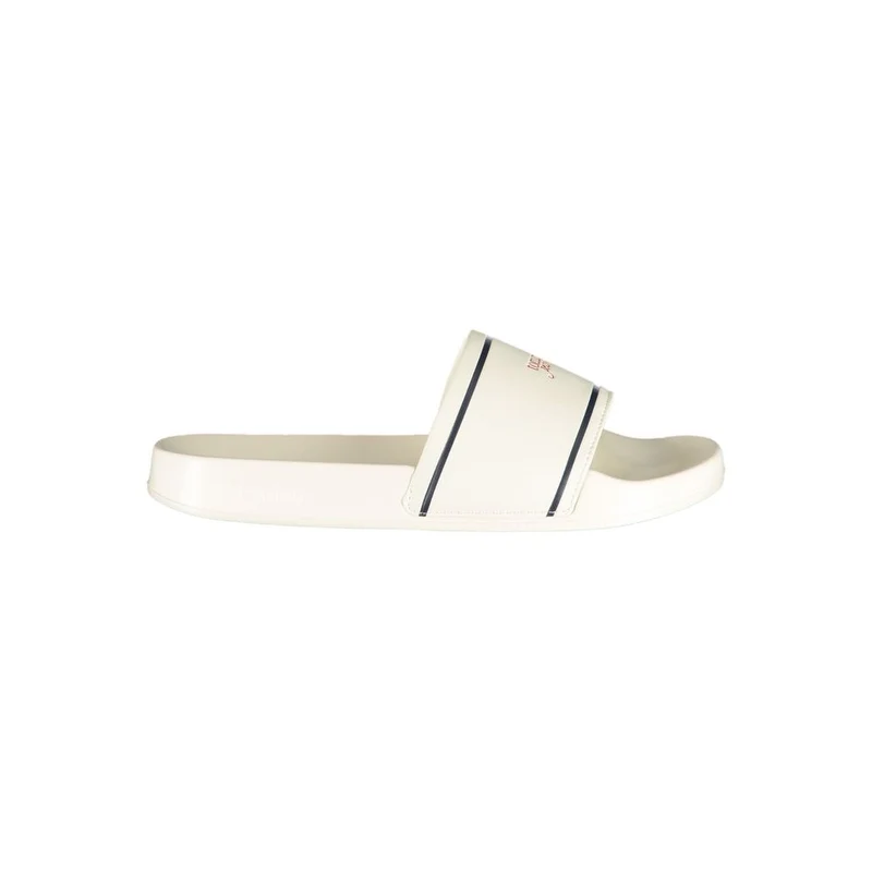 Tommy Hilfiger White Polyurethane Women's Slipper EU38/US8