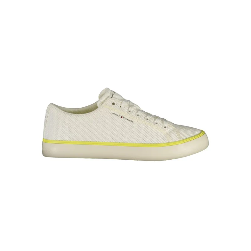 Tommy Hilfiger White Polyester Men Sneaker EU45/US12
