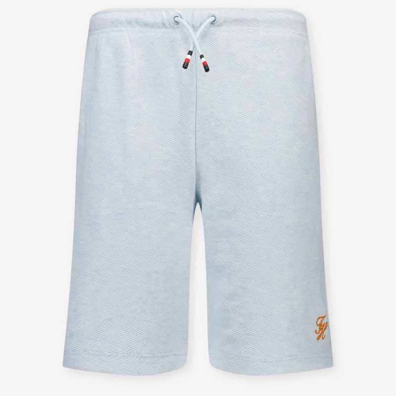 Tommy Hilfiger Kinder Jongens Shorts In Licht Blauw 8 Jaar
