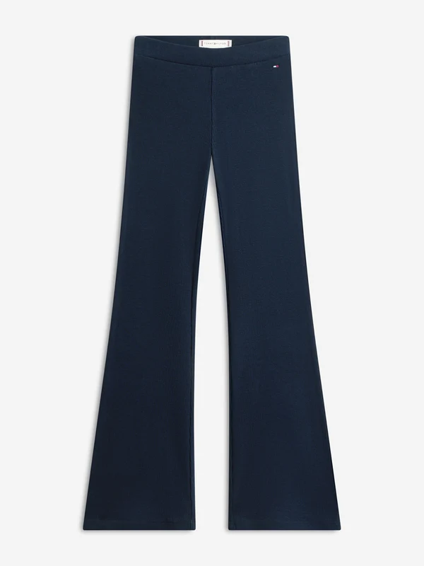 Tommy Hilfiger Girls Rib Flare Leggings in Navy Navy / 10 Yrs