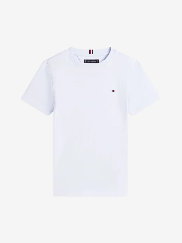 Tommy Hilfiger Boys Essential Cotton Regular Fit T-Shirt in Blue Navy / 14 Yrs