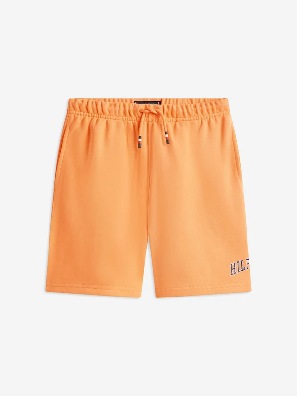 Tommy Hilfiger Boys Varsity Wide Sweat Shorts in Orange Orange / 3 Yrs