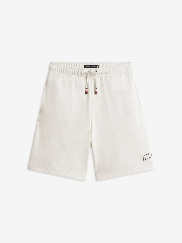 Tommy Hilfiger Boys Varsity Wide Sweat Shorts in Grey Multicoloured / 14 Yrs
