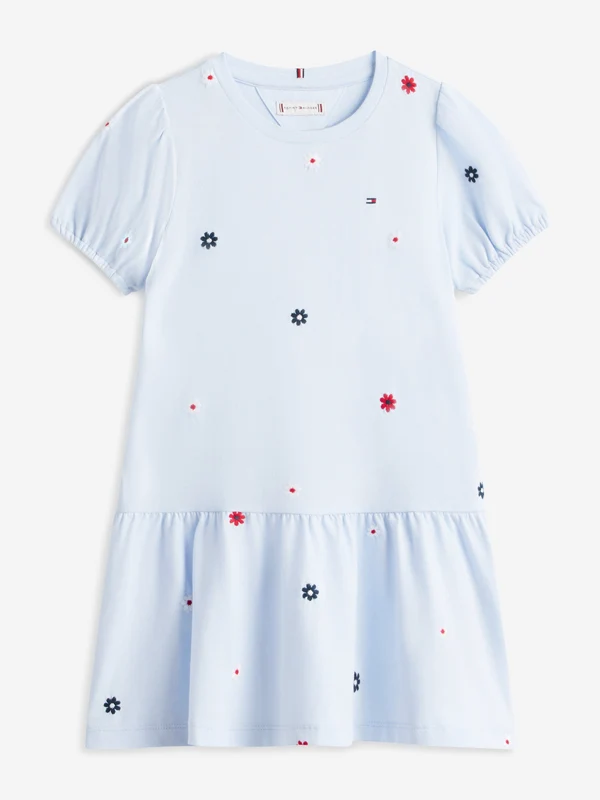 Tommy Hilfiger Girls Light Knit Dress in Blue Navy / 2 Yrs