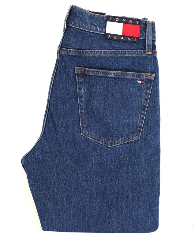 Tommy Jeans Ryan Slim Straight Fit Jeans Mid Blue W36 L32