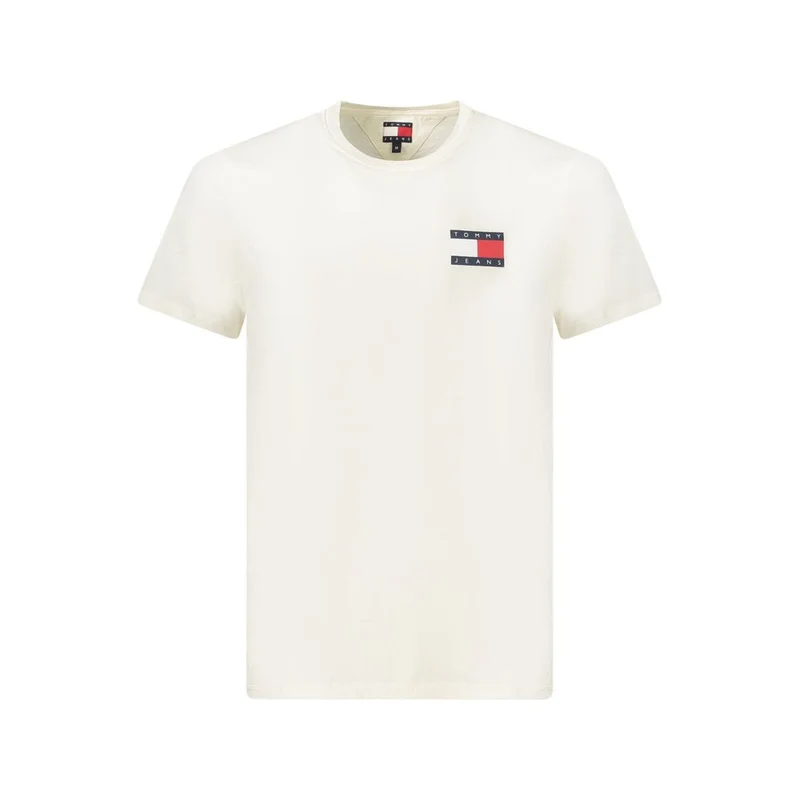 Tommy Hilfiger White Cotton Men's T-Shirt M