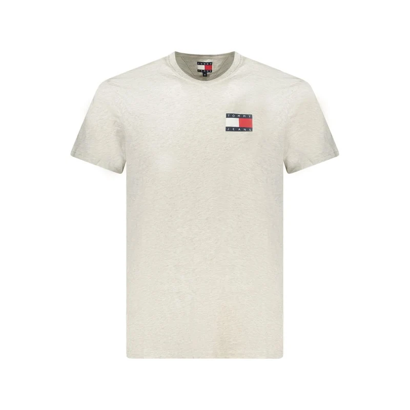 Tommy Hilfiger Grigio Cotton Men T-Shirt L