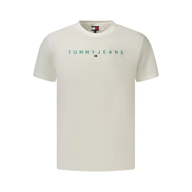 Tommy Hilfiger White Cotton Men's T-Shirt L