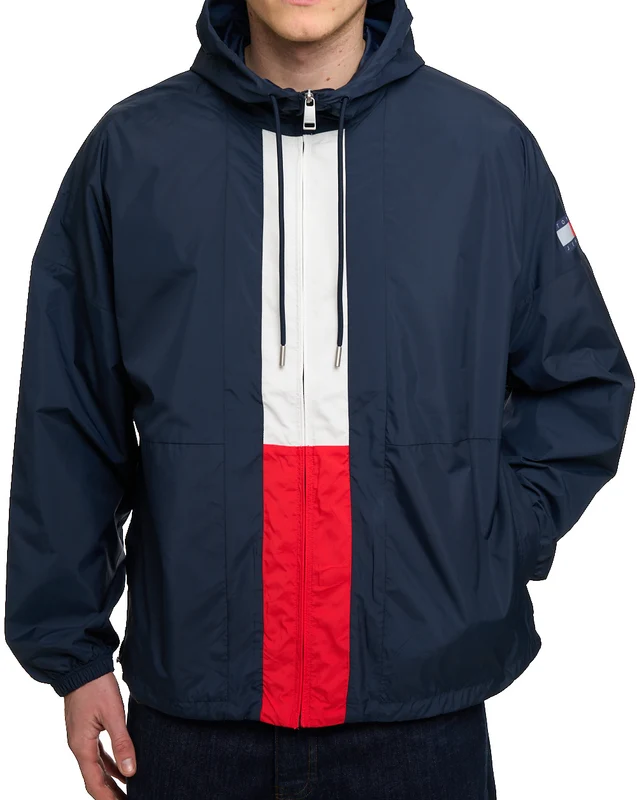 Tommy Jeans Chicago Flag Windbreaker Dark Navy M