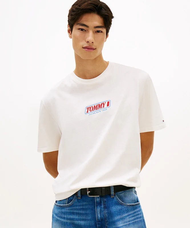Tommy Hilfiger 90S Vintage La T-Shirt Beyaz / L