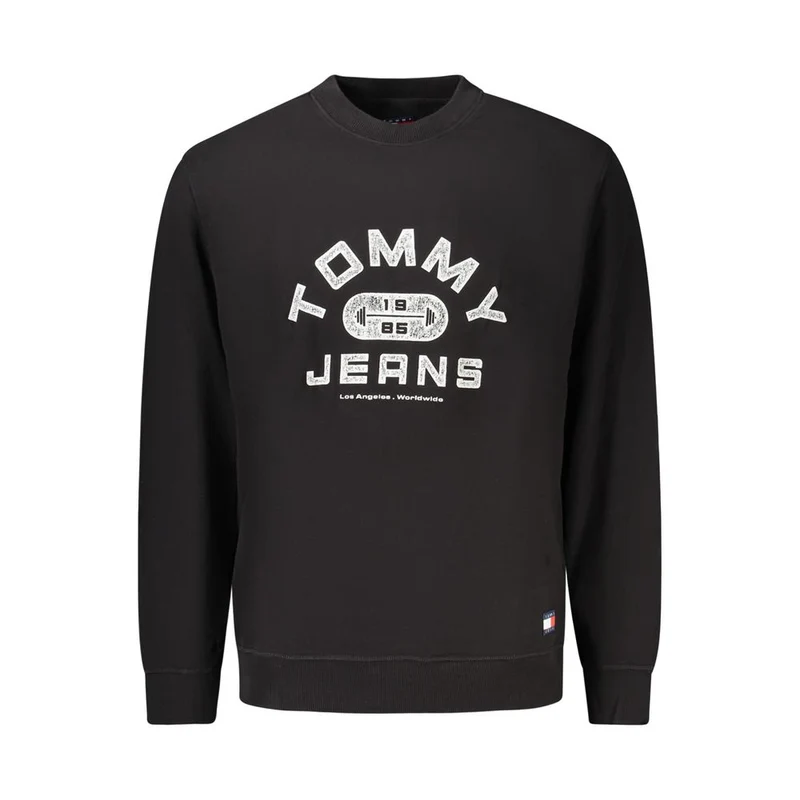 Tommy Hilfiger Black Cotton Men's Sweatshirt M