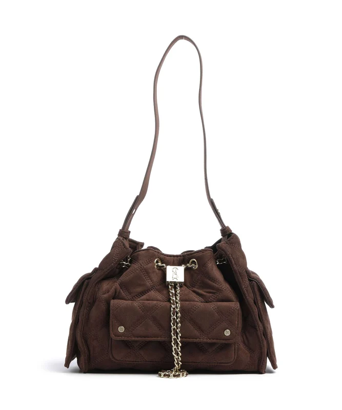Steve Madden BMICKI Bucket Handtasche chocolate/gold