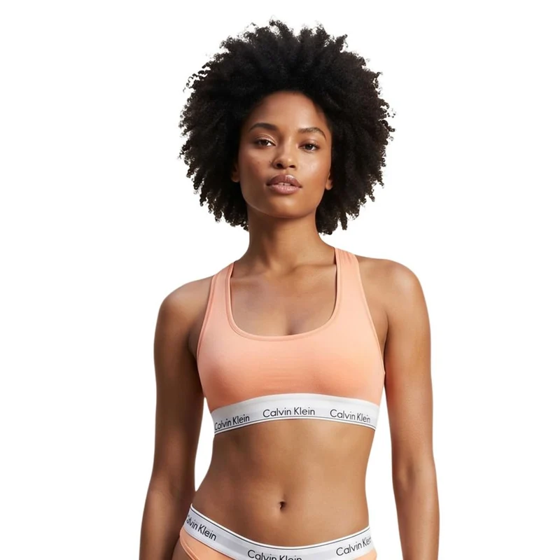 Calvin Klein Underwear Orange Cotton Bra IT38|XS