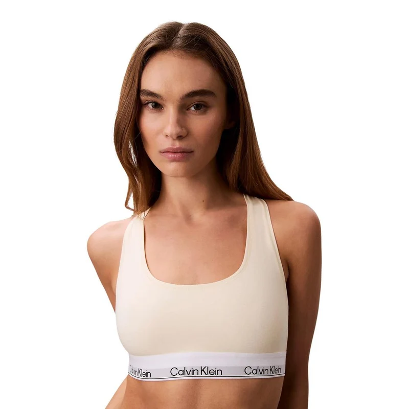 Calvin Klein Underwear Beige Cotton Bra IT42|M