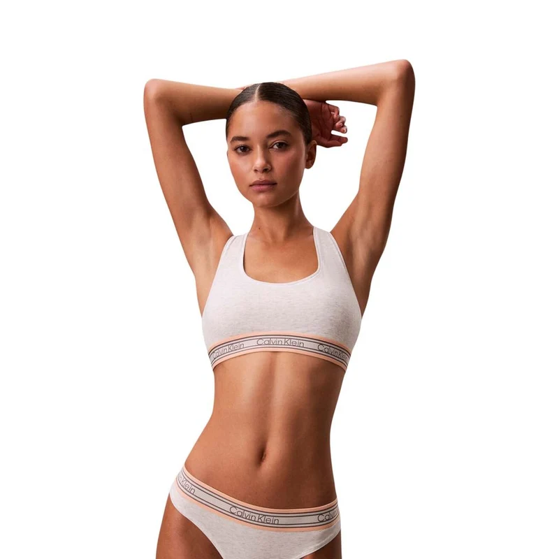 Calvin Klein Underwear Cream Cotton Bra IT44|L