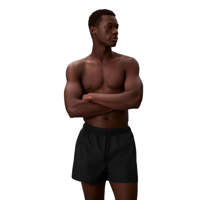 Calvin Klein Jeans Black Recycled Polyester Swim Shorts IT52 | XL