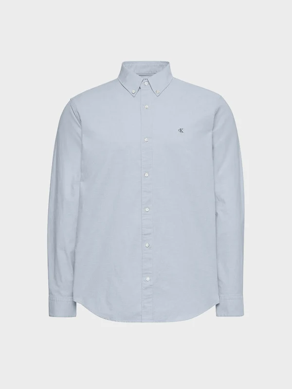 Calvin Klein Jeans - Men's Long Sleeve Shirt Blue / M