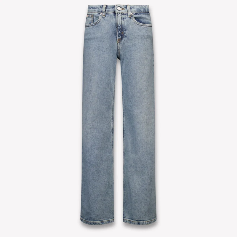 Calvin Klein Kinder Meisjes Jeans In Blauw 6 Jaar