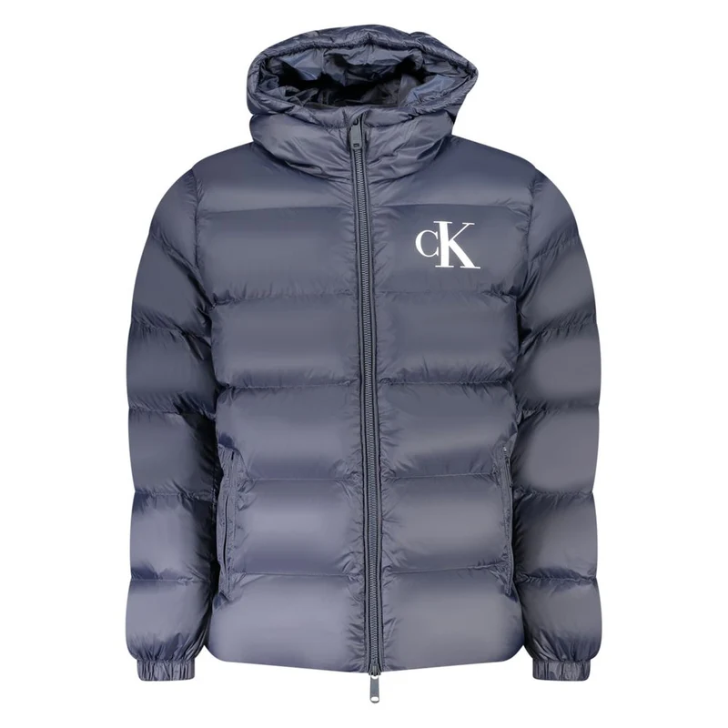 Calvin Klein Blue Nylon Men's Jacket 3XL