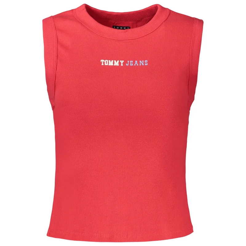 Tommy Hilfiger Red Cotton Women's Tank L