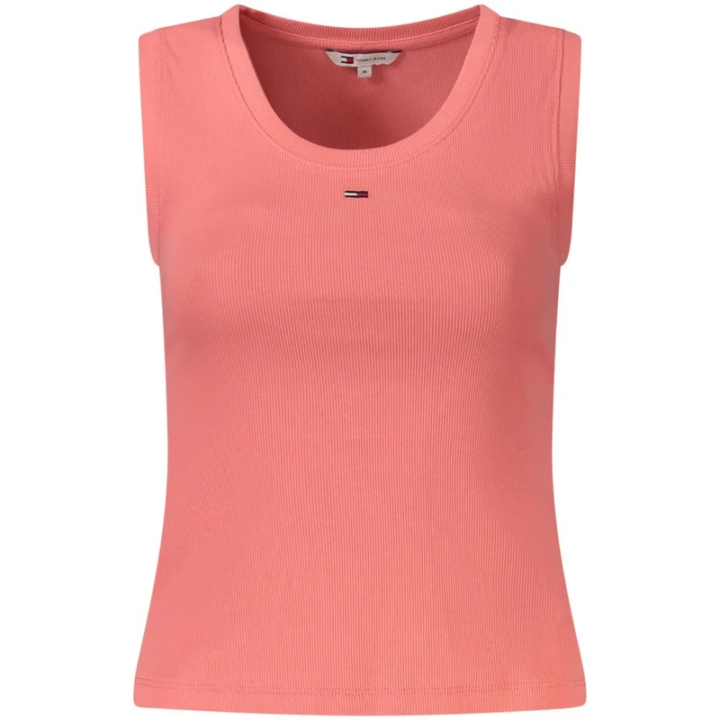 Tommy Hilfiger Pink Cotton Women's Tank Top XS