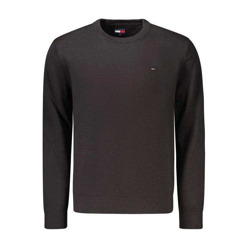 Tommy Hilfiger Black Cotton Men's Sweater XXL