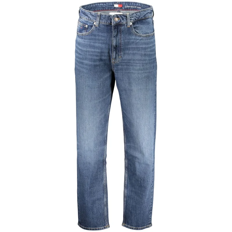 Tommy Hilfiger Blue Cotton Men's Jean Refined with Tapered Silhouette W32 | L32