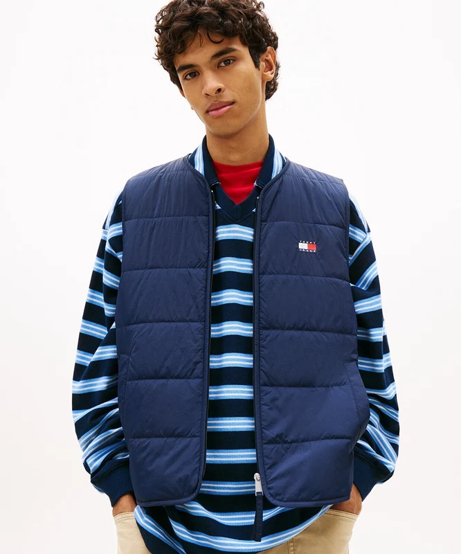 Tommy Hilfiger Heritage Flag Quilted Vest Lacivert / XL