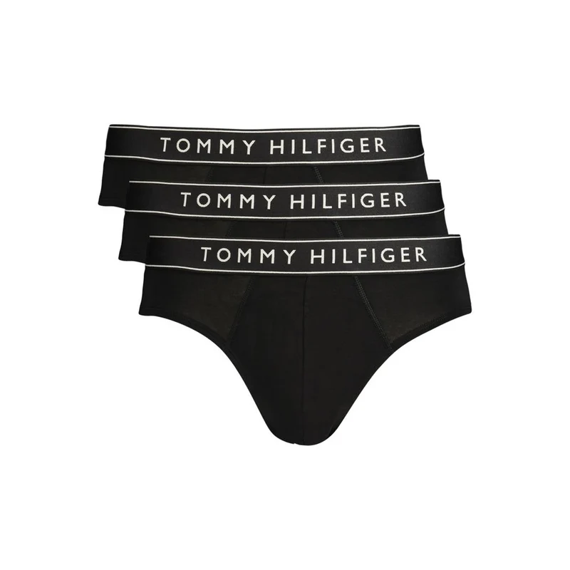 Tommy Hilfiger Black Cotton Men's Brief S
