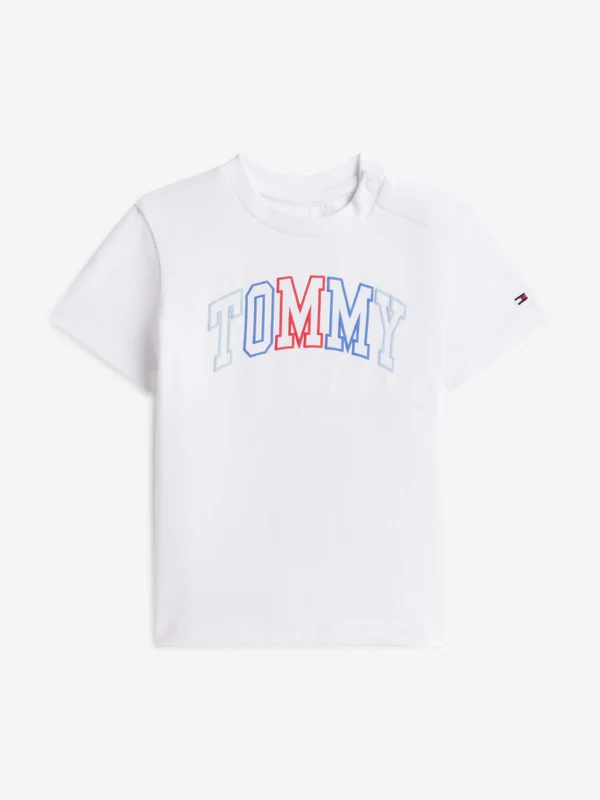 Tommy Hilfiger Baby Tommy Outline T-Shirt in White White / 3 Mths
