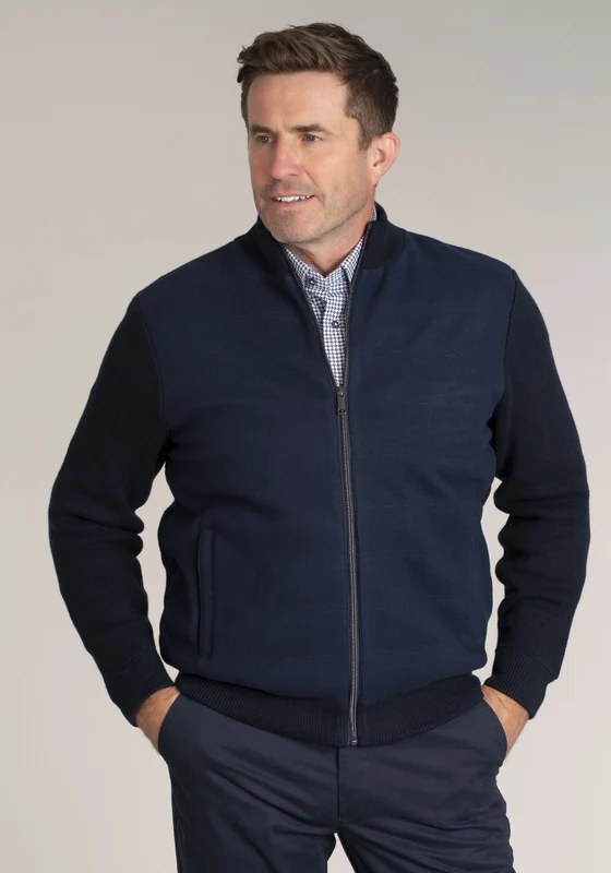 Full Zip Hybrid - Navy Navy / L