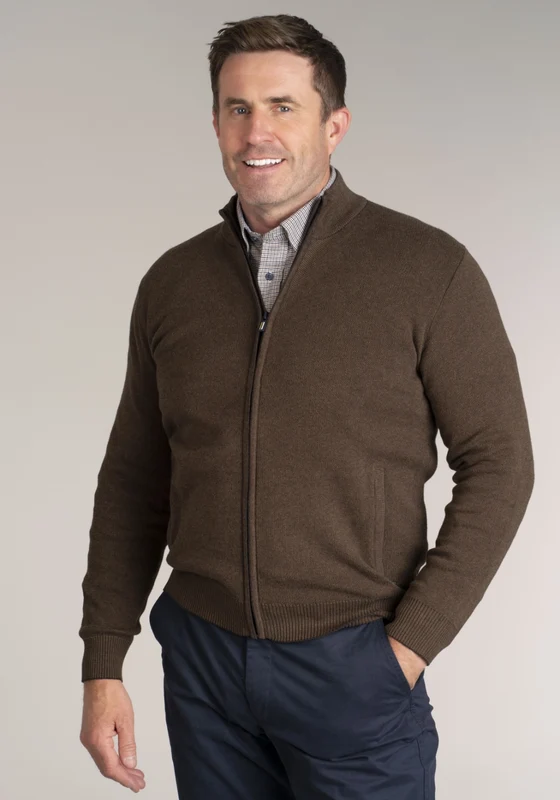 Full Zip Sweatshirt - Espresso Brown Espresso Brown / L