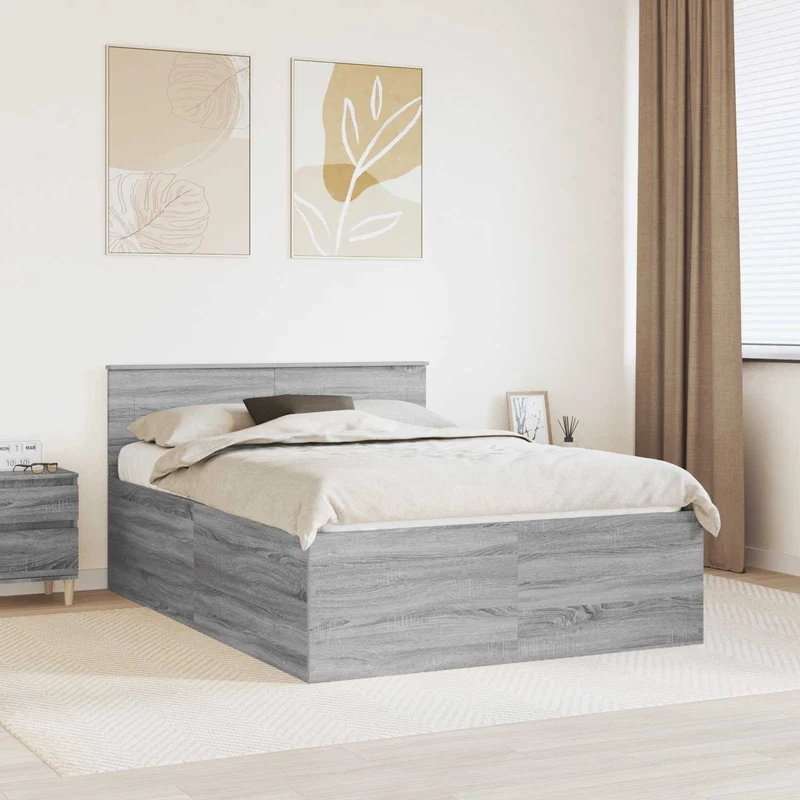 Sängyn runko Harmaa Sonoma 5FT King Size Tekninen puu