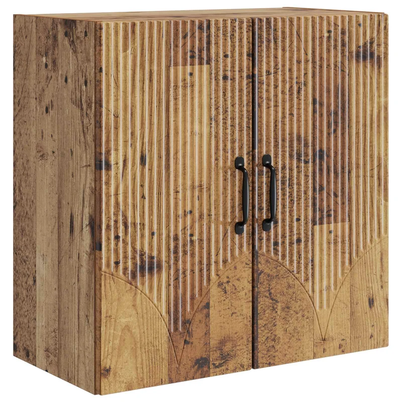 Wandkast 59x31x60 cm bewerkt hout