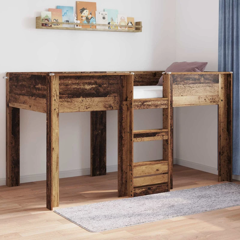 Kerrossänky Lapset Vanha puu 90 x 200 cm Tekninen puu