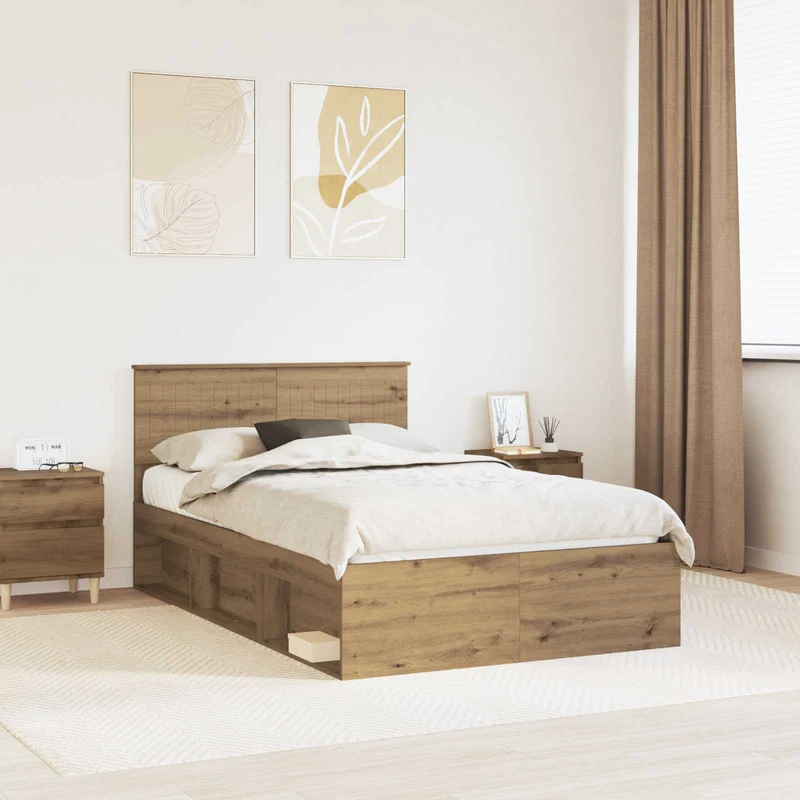 Sängyn runko Artisaanitammi 4FT Small Double Massiivinen mänty