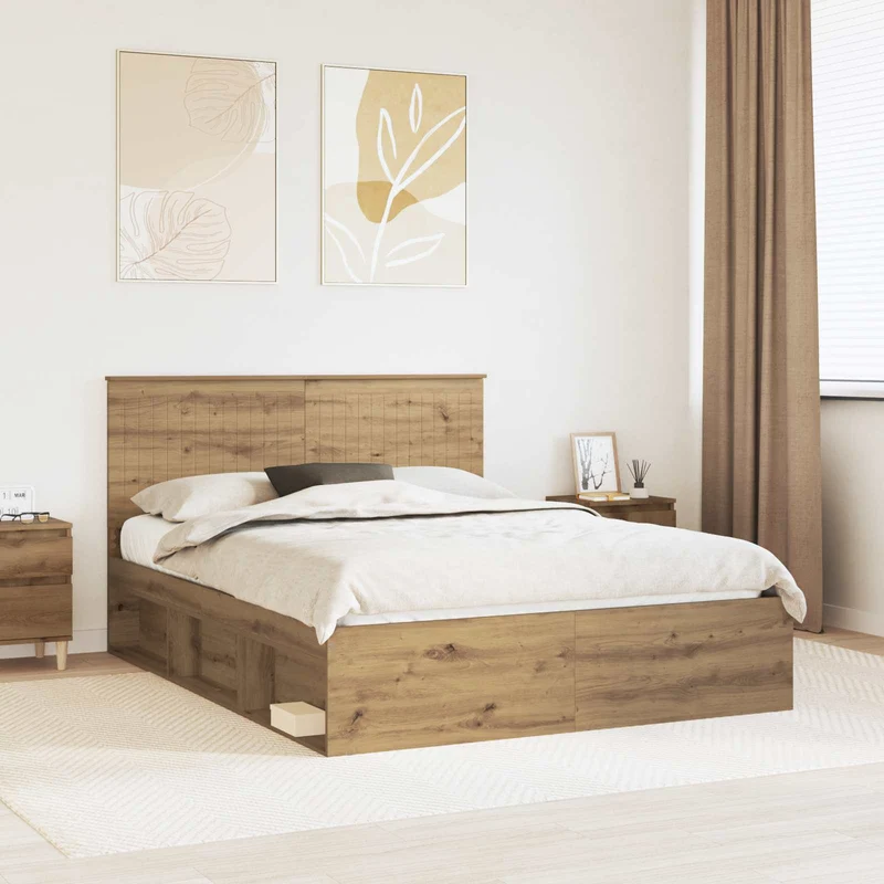 Sängyn runko Artisaanitammi 5FT King Size Massiivinen mänty