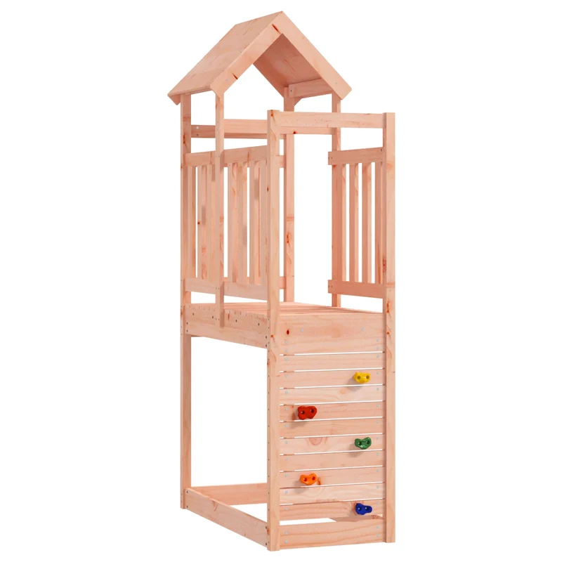 Leikkitorni Ruskea 53 x 110,5 x 214 cm Massiivinen Douglas-puu