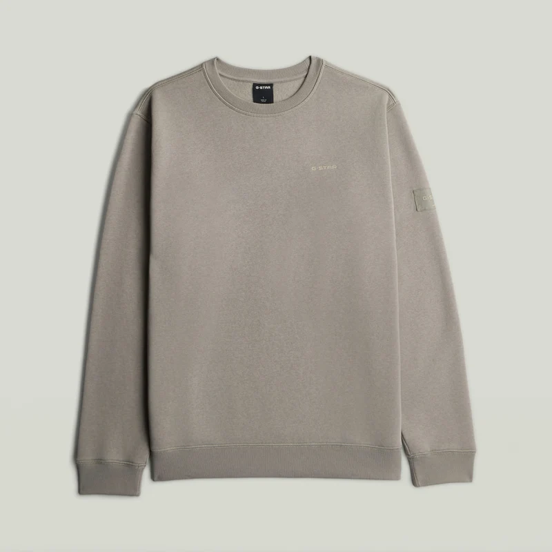Sweatshirt - Loose Fit XS / Beige / Pullover & Strick