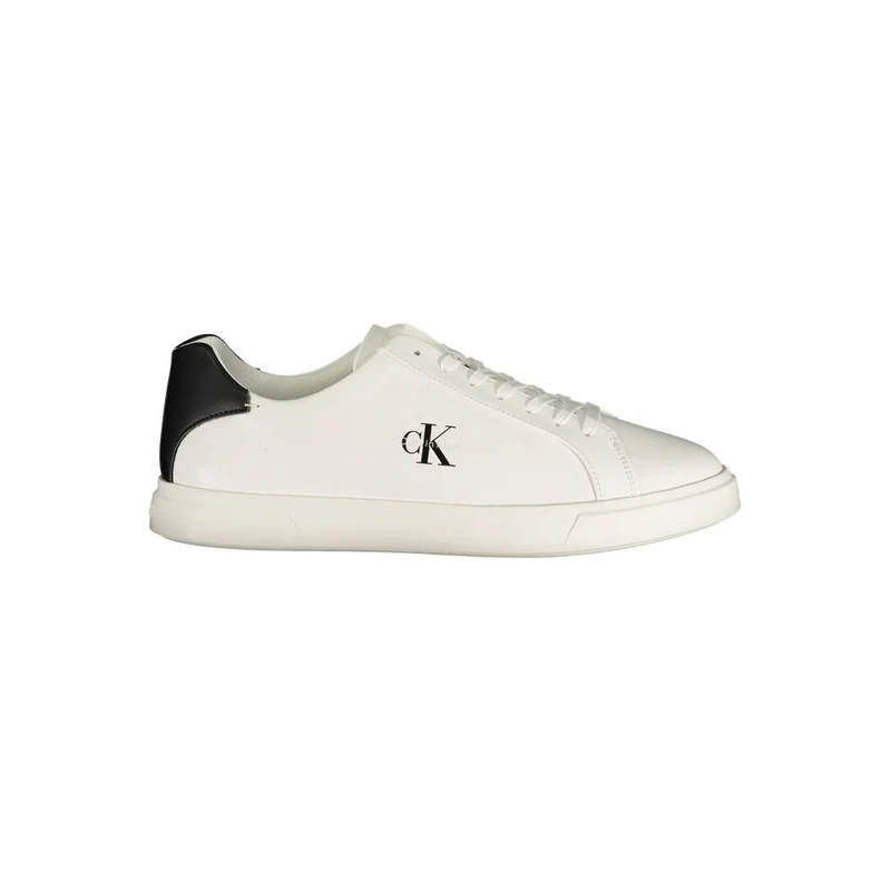 Calvin Klein White Polyurethane Men's Sneaker EU43/US10
