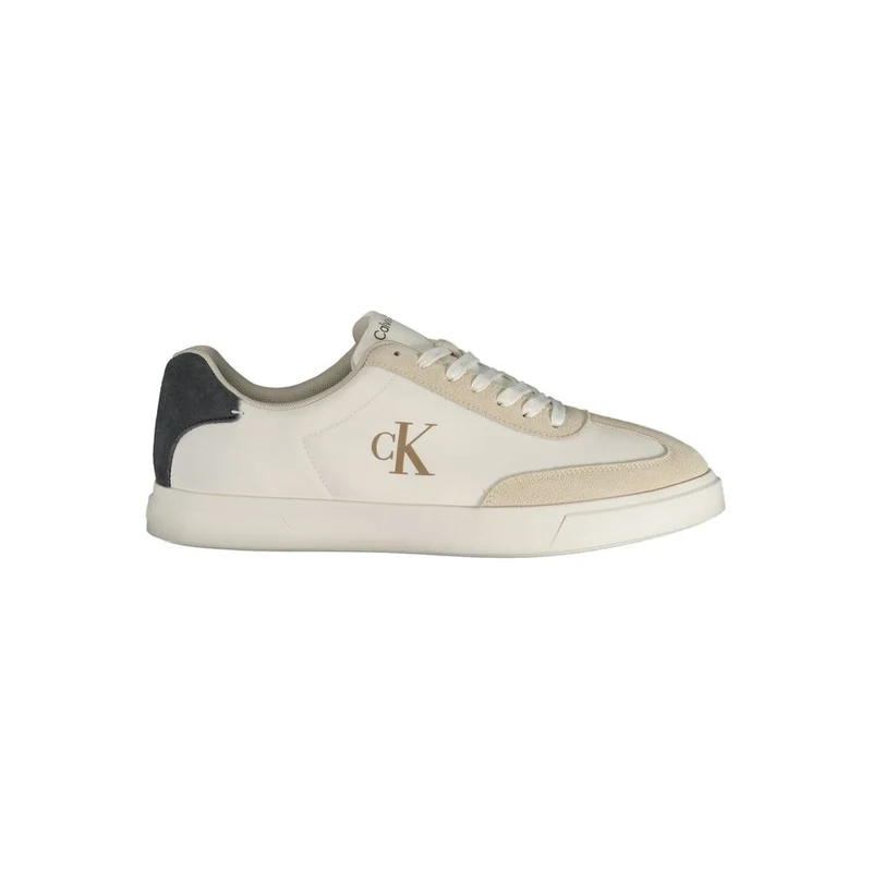 Calvin Klein White Polyester Men's Sneaker EU40/US7