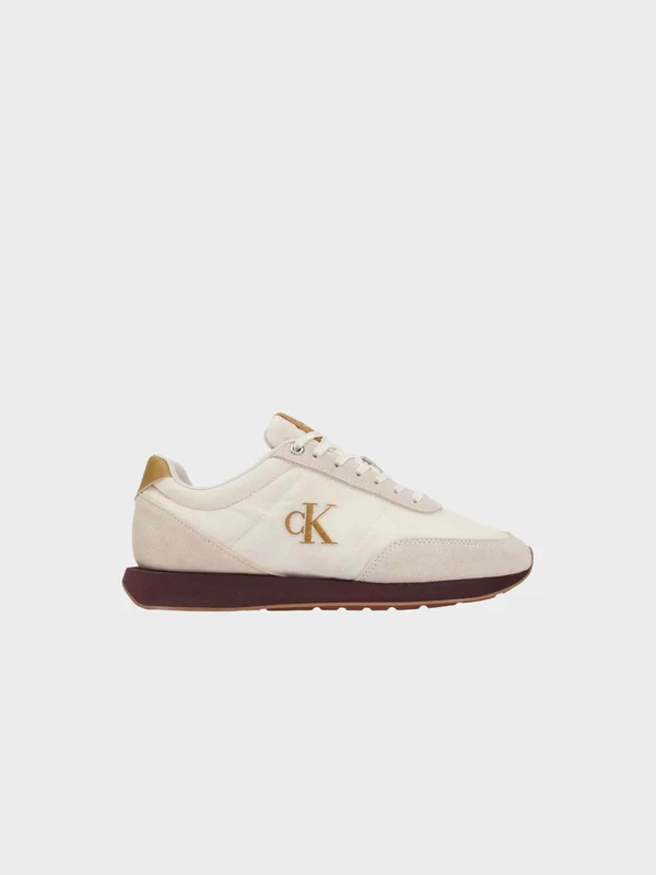 Calvin Klein Jeans - Men's Sneakers Retro Runner Off White / 43