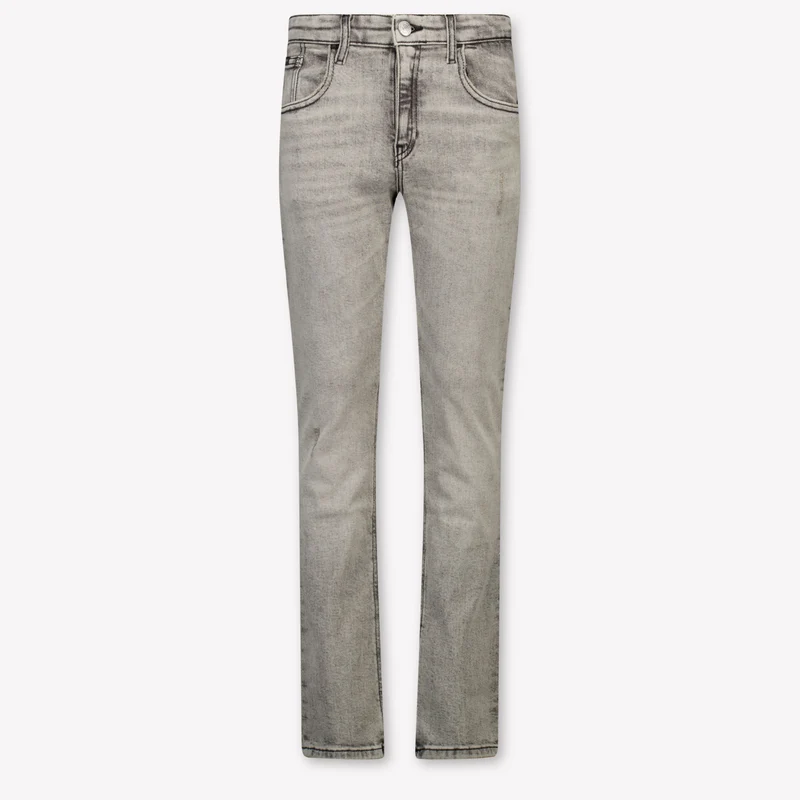 Calvin Klein Kinder Jongens Jeans In Grijs 12 Jaar