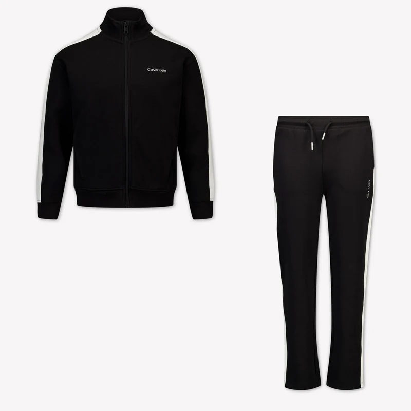 Calvin Klein Kinder Jongens Joggingpak In Zwart 10 Jaar