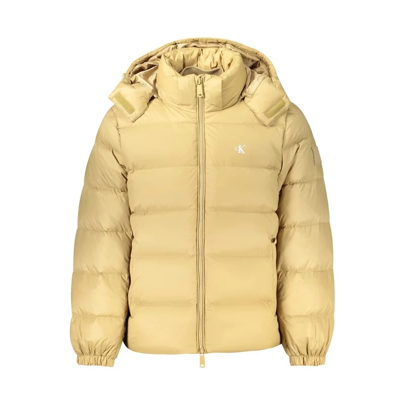 Calvin Klein Beige Nylon Men Jacket L